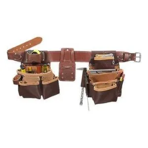 seven bag framer leather tool belt