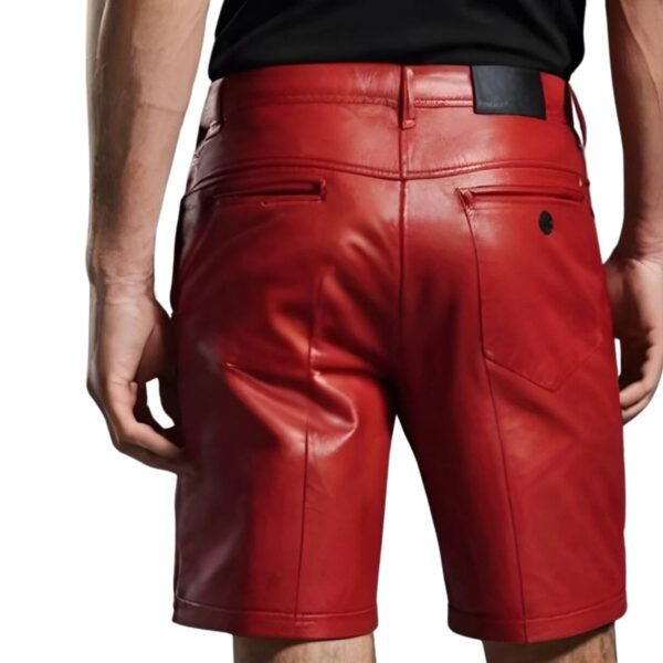 Leather Steampunk Red Short