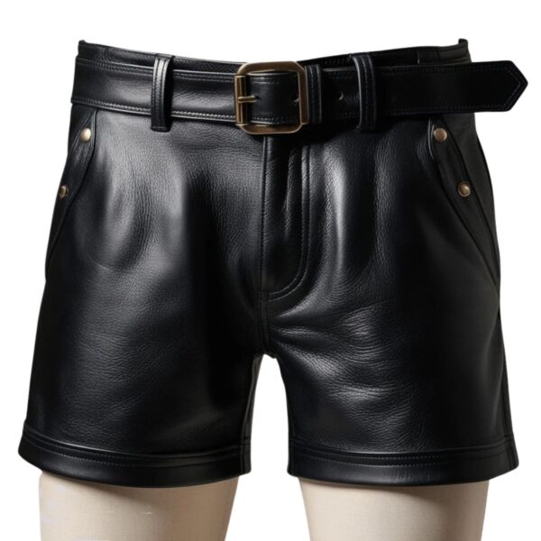 Vintage Leather Short for men