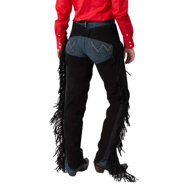 fringe leather chaps